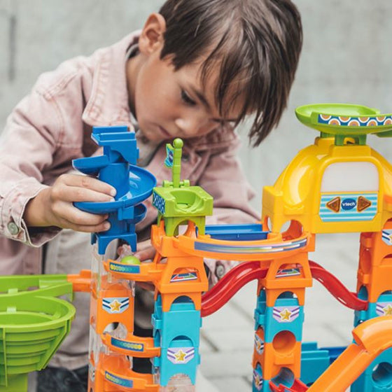 Vtech Knikkerbaan Marble Rush Ultimate 73 Cm Oranje 139-Delig