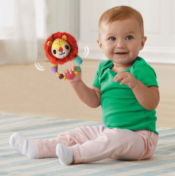 Vtech Rammelaar Dierenvriendjes Leeuw 19,1 Cm Pluche Rood
