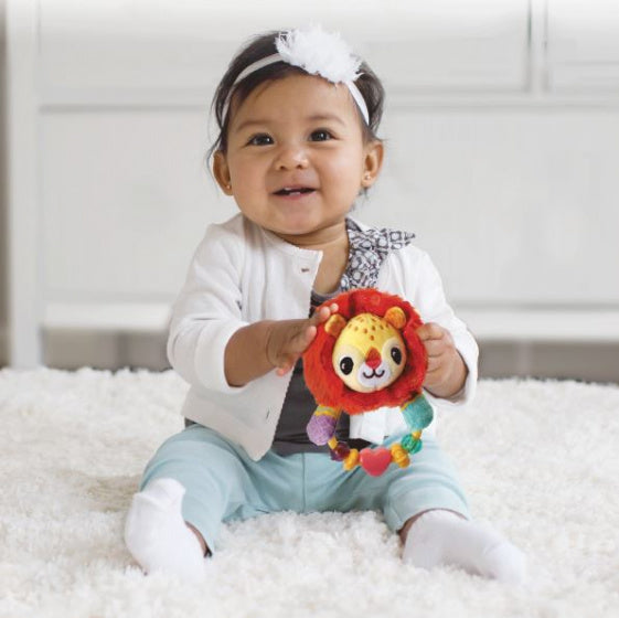 Vtech Rammelaar Dierenvriendjes Leeuw 19,1 Cm Pluche Rood