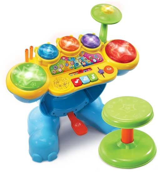 Vtech Rock & Leer Drumstel Junior Blauw
