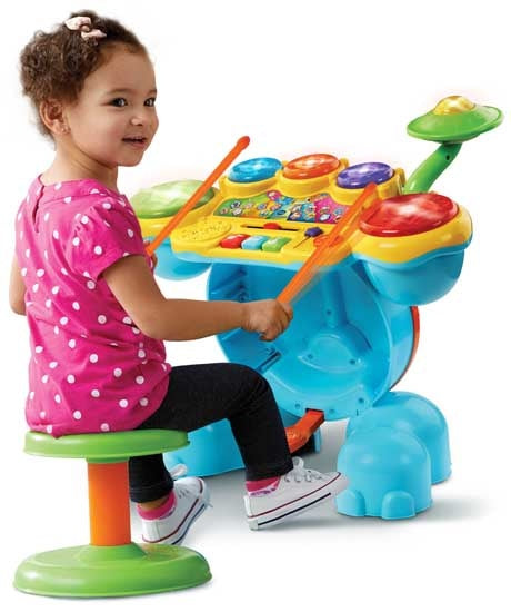 Vtech Rock & Leer Drumstel Junior Blauw