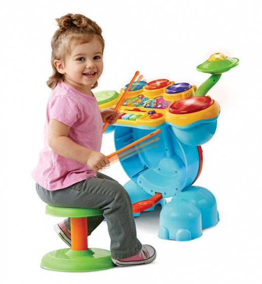 Vtech Rock & Leer Drumstel Junior Blauw