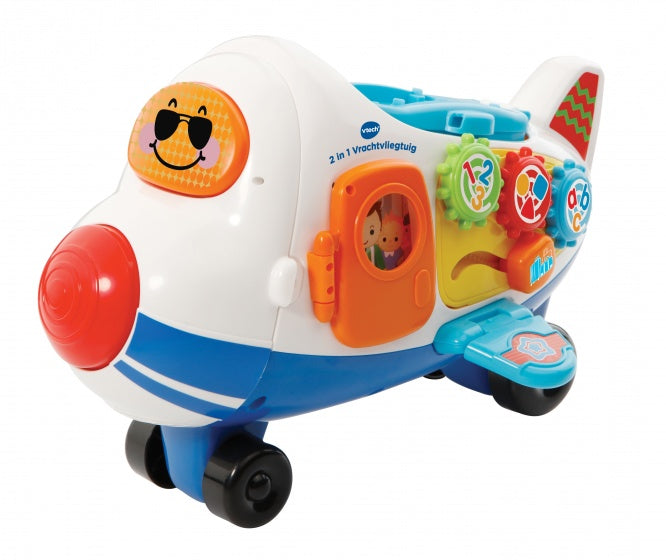 Vtech Toet Toet Auto: 2 In 1 Vrachtvliegtuig