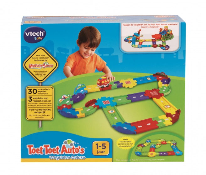 Vtech Toet Toet Auto: Wegdelen Deluxe 30-Delig