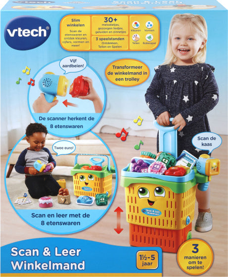 Vtech Winkelmand Scan & Leer 19 X 32 X 29 Cm Geel 13-Delig
