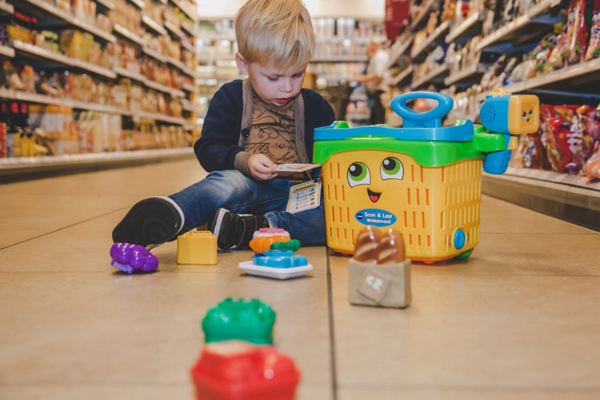 Vtech Winkelmand Scan & Leer 19 X 32 X 29 Cm Geel 13-Delig