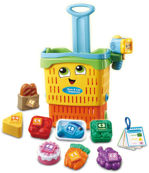Vtech Winkelmand Scan & Leer 19 X 32 X 29 Cm Geel 13-Delig