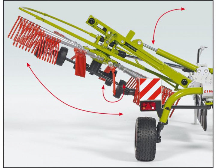 Wiking Miniatuurzwadhark Claas Liner 2600 Die-Cast Zink 1:32 Groen