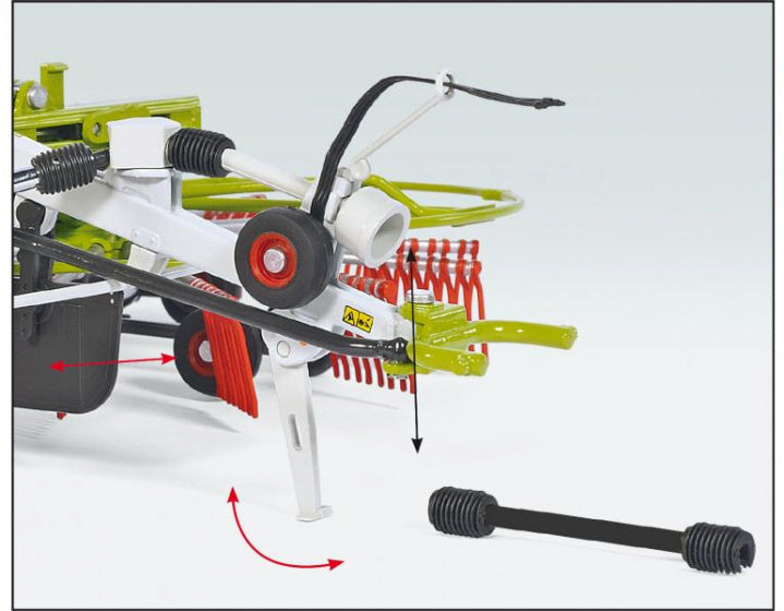 Wiking Miniatuurzwadhark Claas Liner 2600 Die-Cast Zink 1:32 Groen