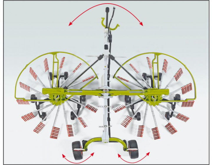 Wiking Miniatuurzwadhark Claas Liner 2600 Die-Cast Zink 1:32 Groen