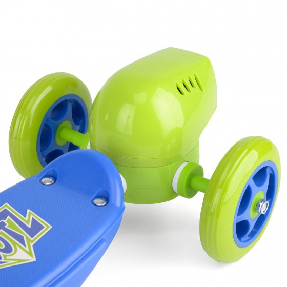 Xootz 3-Wiel Kinderstep Bubble Scooter Jongens Voetrem  groen/blauw